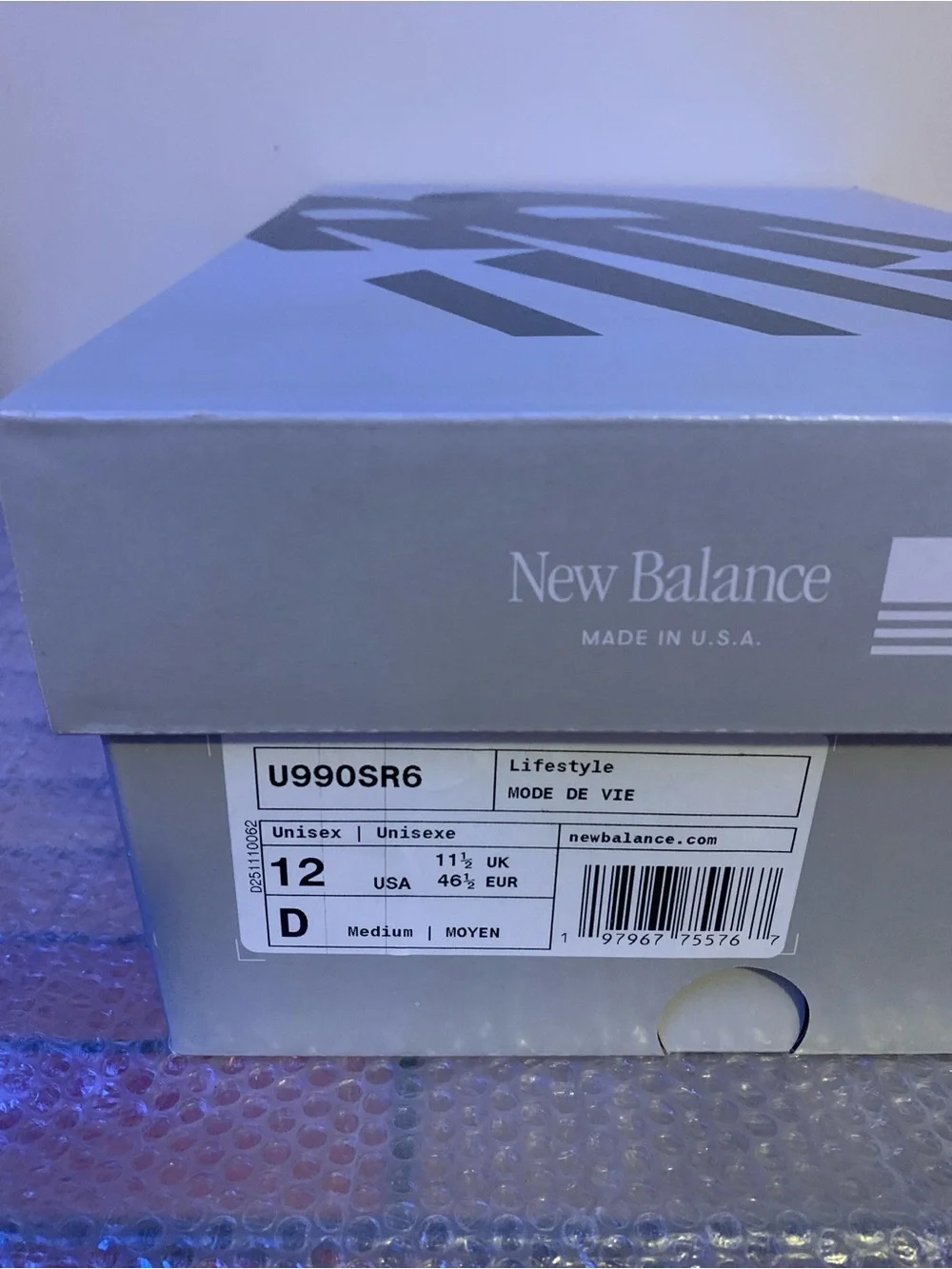 New Balance 990v6 Made in USA Salmon U990SR6 - Men’s Size 12